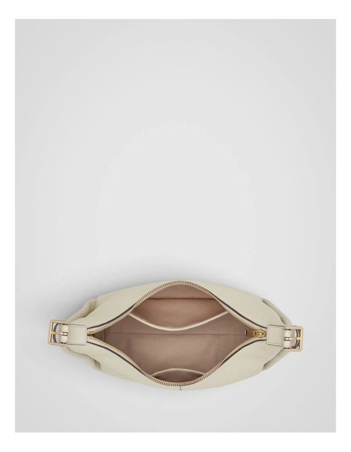 Dorit Small Hobo Bag in Ecru image 3