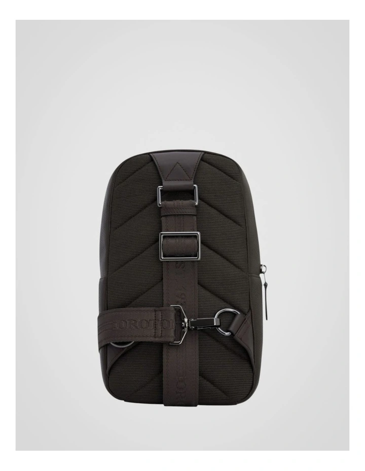 Ethan Pebble Sling Bag in BITTER CHOCOLATE image 2