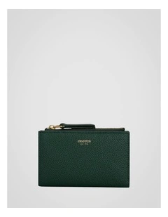 Eve 12 Credit Card Zip Wallet in Evergreen