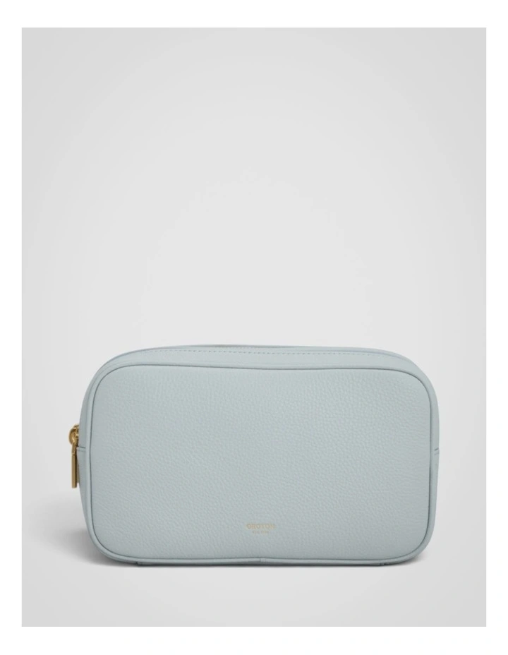 Eve Double Zip Cosmetic Case in Mist image 1