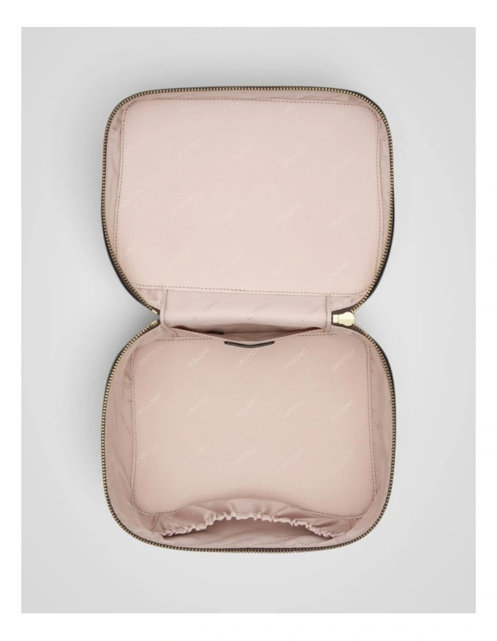 Eve Large Top Handle Beauty Case in Burnt Umber image 3