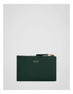 Eve Mini 4 Credit Card Zip Pouch in Evergreen