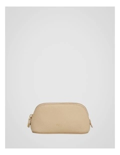 Eve Mini Beauty Case in Pale Oat