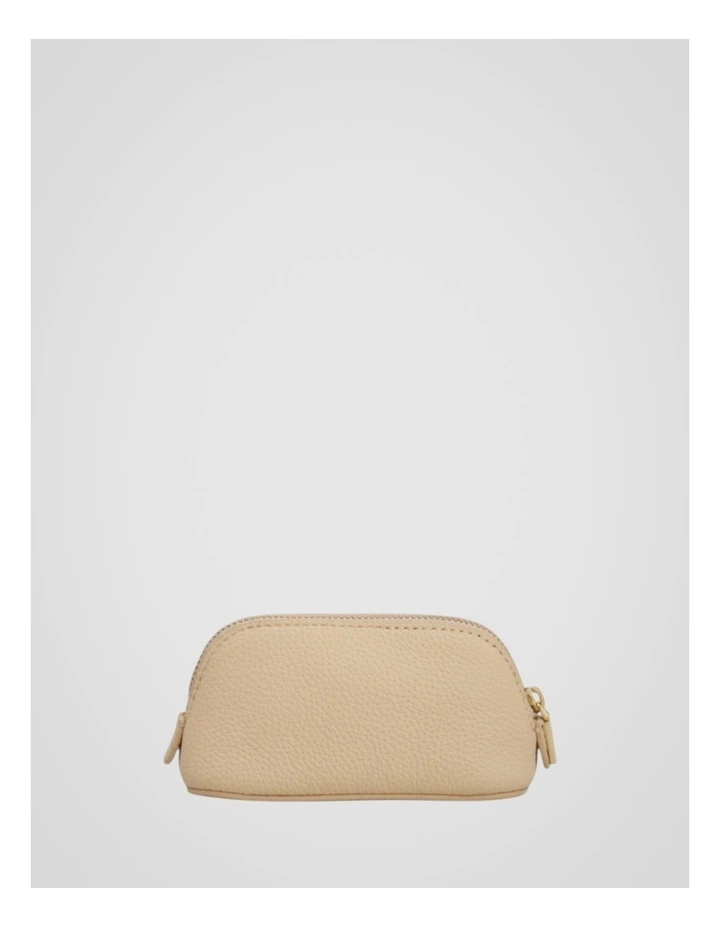 Eve Mini Beauty Case in Pale Oat image 2