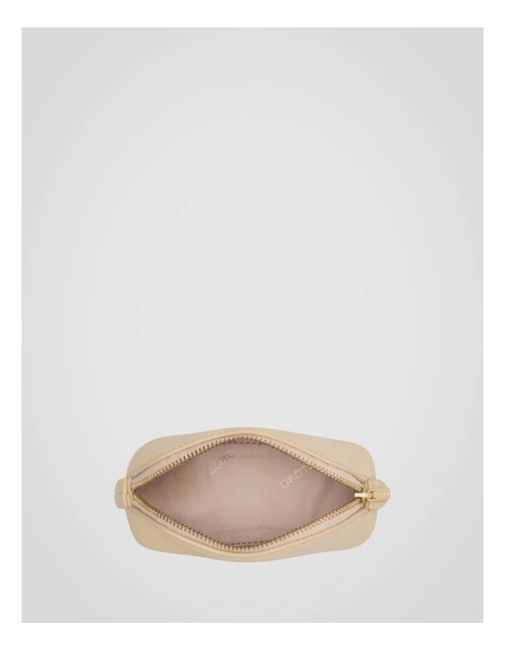 Eve Mini Beauty Case in Pale Oat image 3