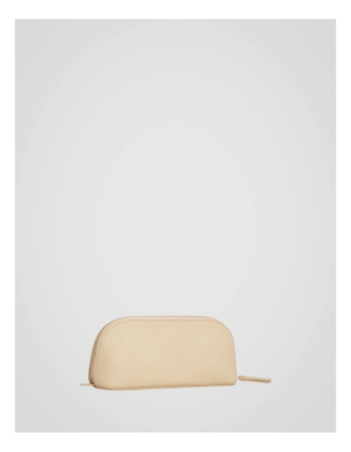Eve Small Beauty Case in Pale Oat image 2