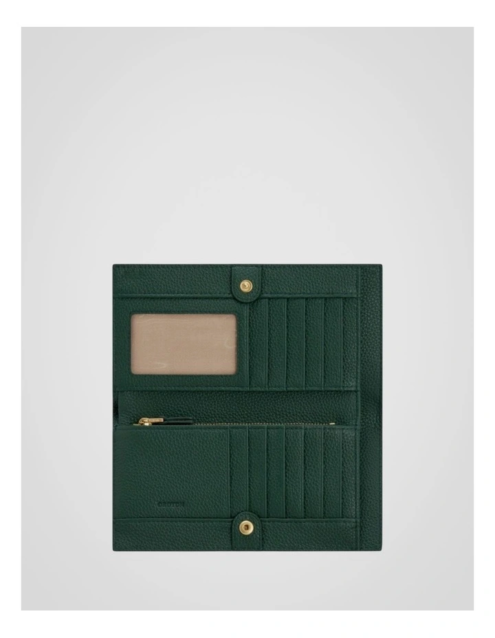 Eve Soft Fold Wallet in Evergreen image 3
