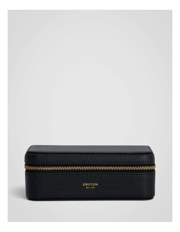 Eve Travel Jewellery Case in Black image 1
