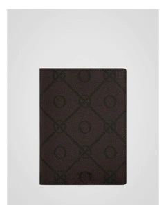 Ethan Signature Passport Cover in Chestnut Signature