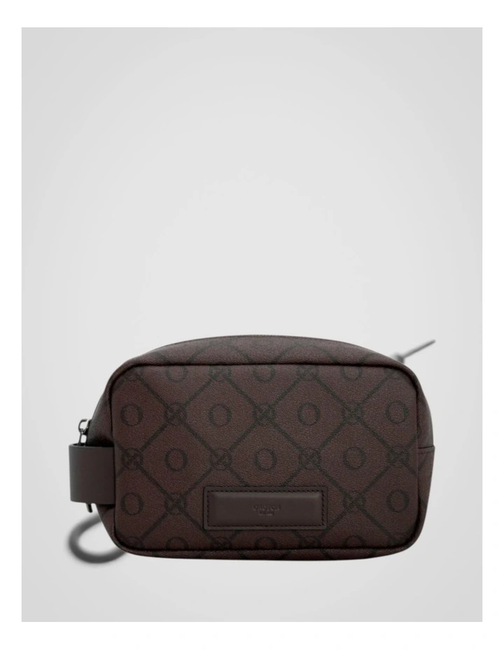 Ethan Signature Toiletry Bag in Chestnut Signature image 1