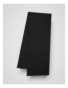 Hannah Light Weight 2 Tone Scarf in Black