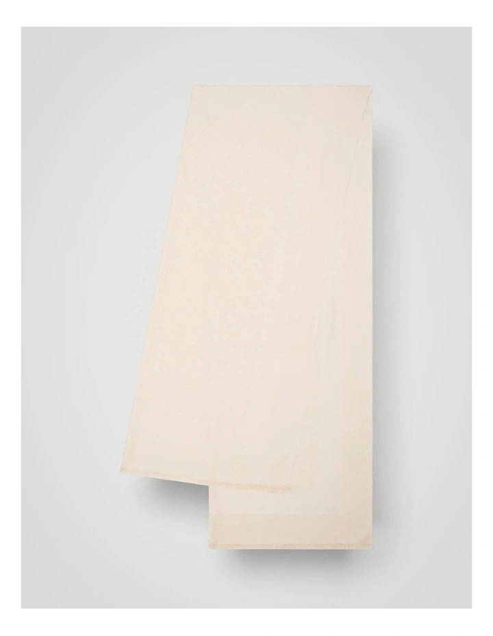 Hannah Light Weight 2 Tone Scarf in Cream image 1