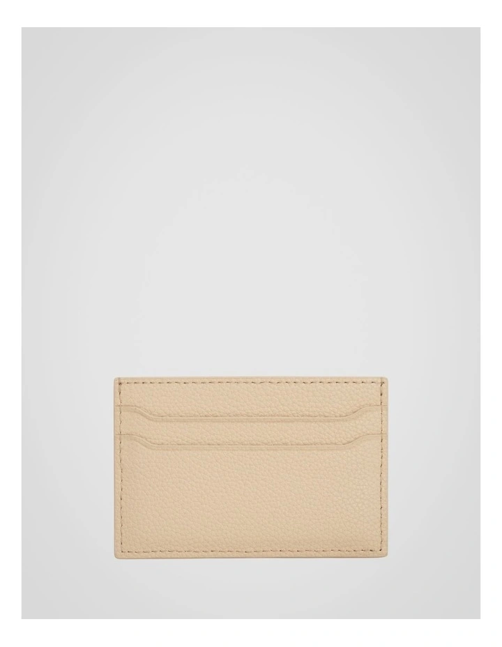 Iris Credit Card Sleeve in Pale Oat image 2