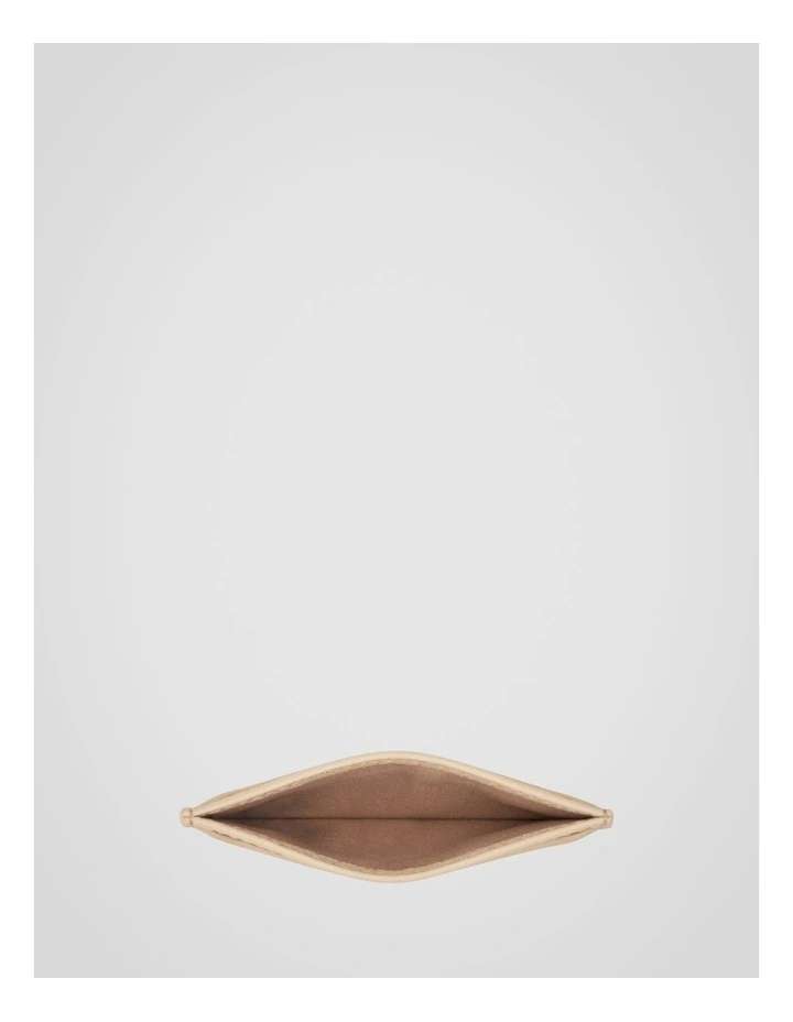 Iris Credit Card Sleeve in Pale Oat image 3