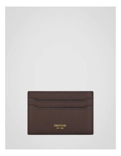 Iris Credit Card Sleeve in Coffee Bean