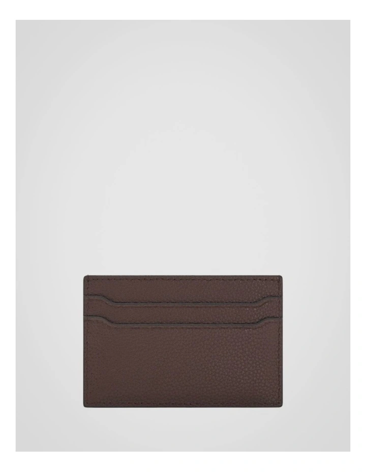 Iris Credit Card Sleeve in Coffee Bean image 2