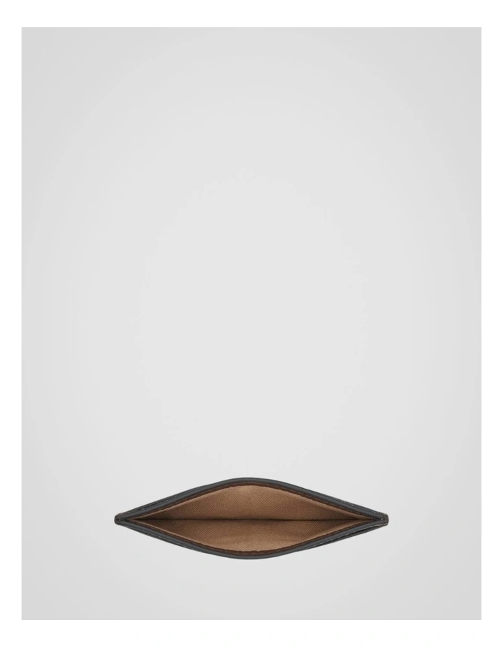 Iris Credit Card Sleeve in Coffee Bean image 3