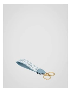 Heather Wristlet Strap Keyring in Sky Blue