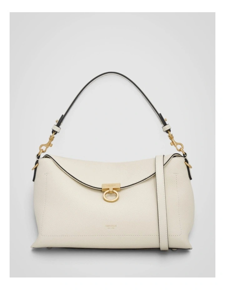 Yvonne Bowler Bag in Cream image 1