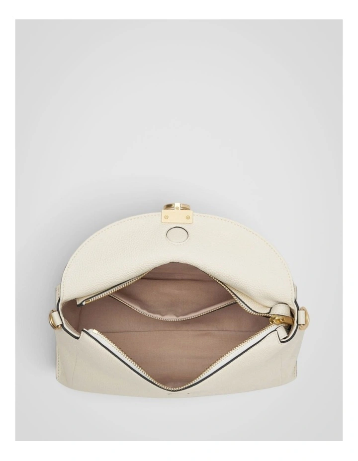 Yvonne Bowler Bag in Cream image 3