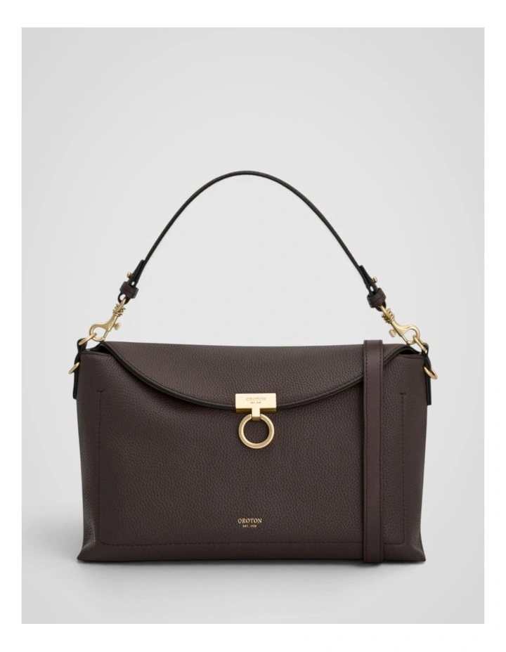 Yvonne Bowler Bag in Coffee Bean image 1