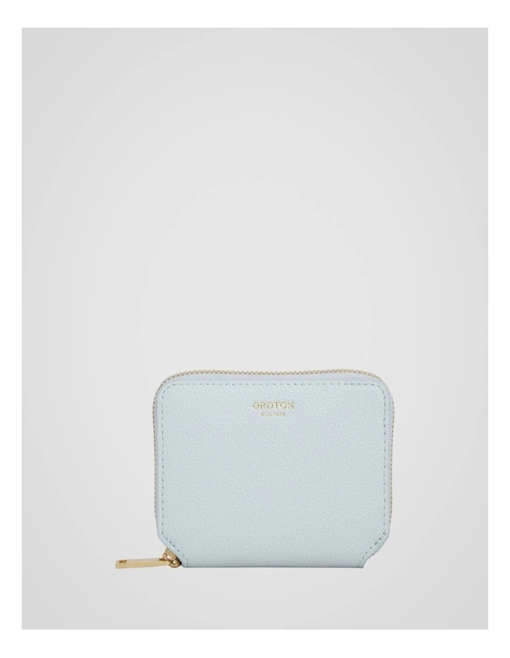 Iris Small Zip Wallet in Mist image 1