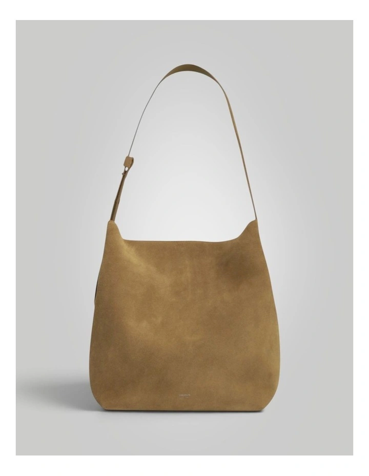 Alba Suede Hobo in Tobacco image 1