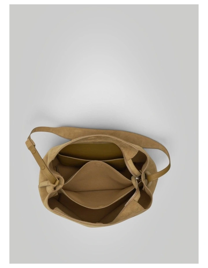 Alba Suede Hobo in Tobacco image 3
