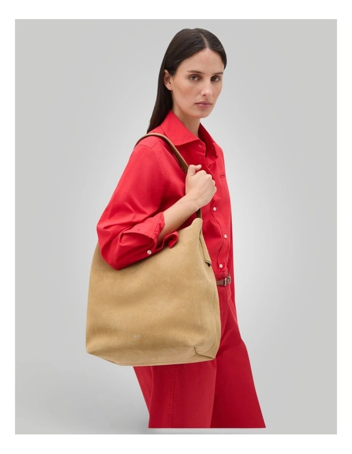 Alba Suede Hobo in Tobacco image 4
