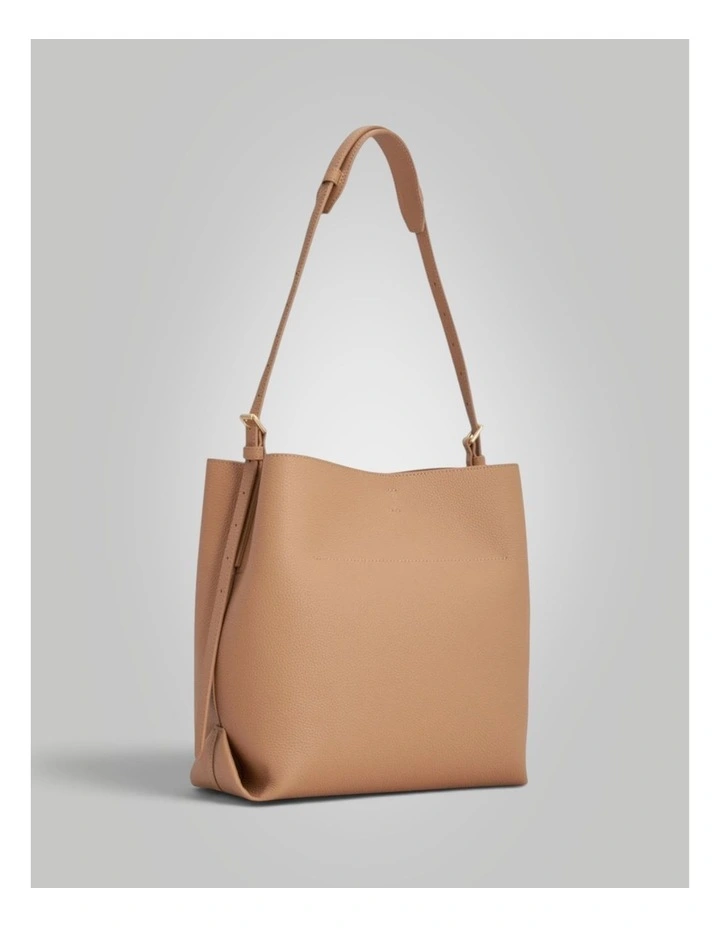 Margot Pebble Hobo in Praline image 2