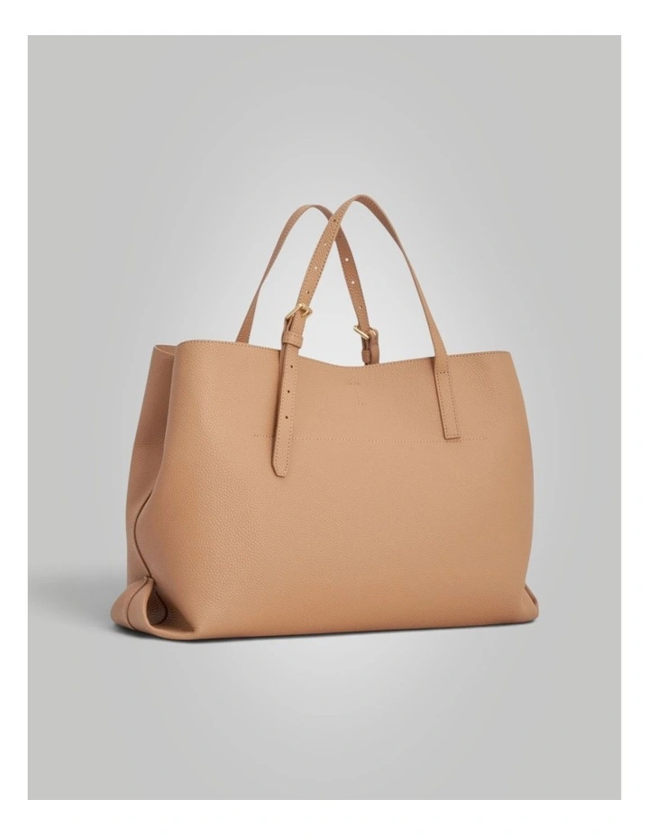 Margot Pebble Large Day Bag in Praline image 3