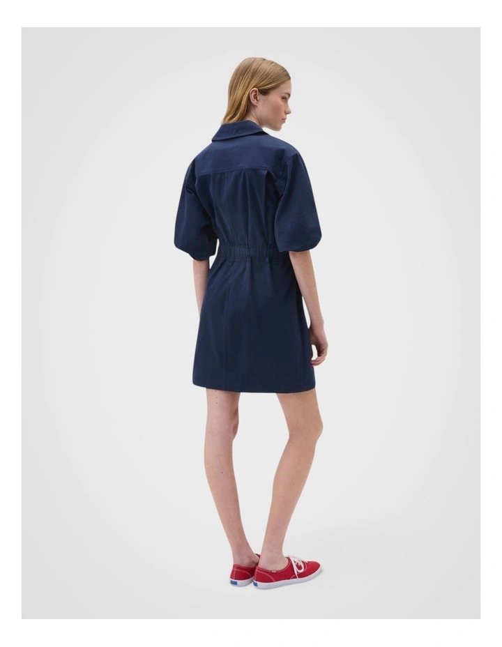 Washed Drill Dress in North Sea image 2