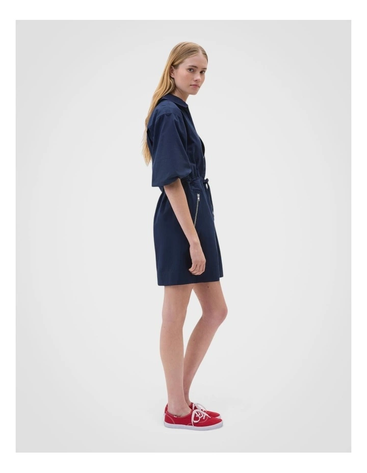 Washed Drill Dress in North Sea image 4