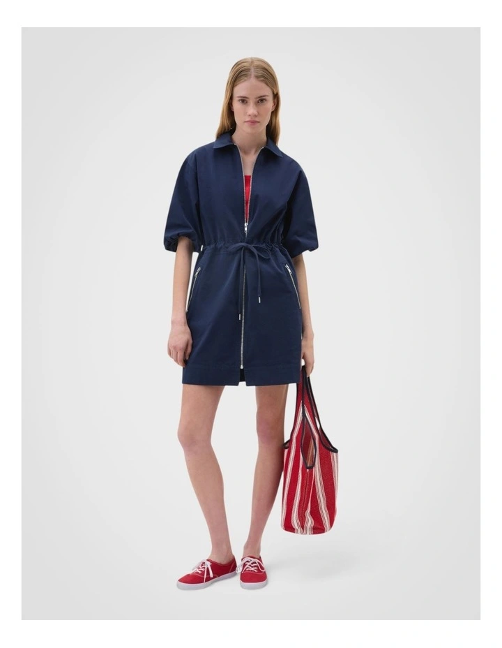 Washed Drill Dress in North Sea image 5