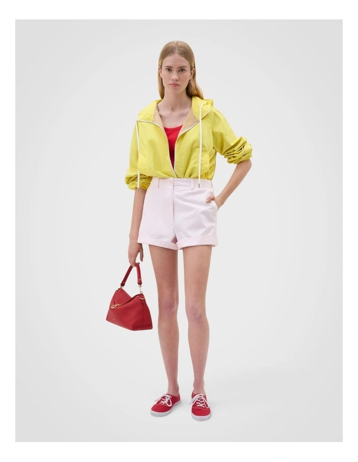 Flat Front Carpenter Short in Perfect Pink image 4