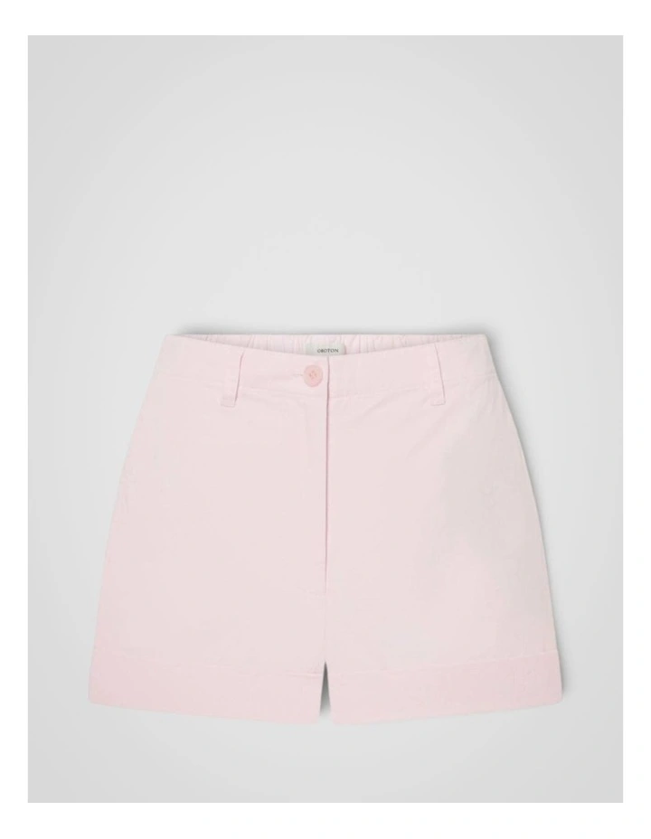 Flat Front Carpenter Short in Perfect Pink image 5