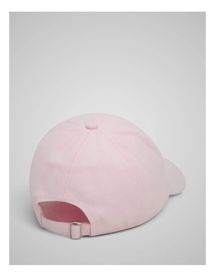 Oroton Script Cap in Perfect Pink image 2