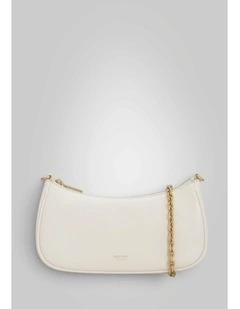 Eve Crackle Mini Baguette in Cream