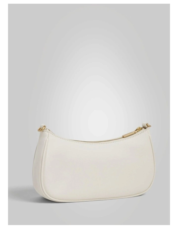 Eve Crackle Mini Baguette in Cream image 2
