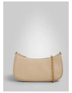 Eve Crackle Mini Baguette in Pale Oat