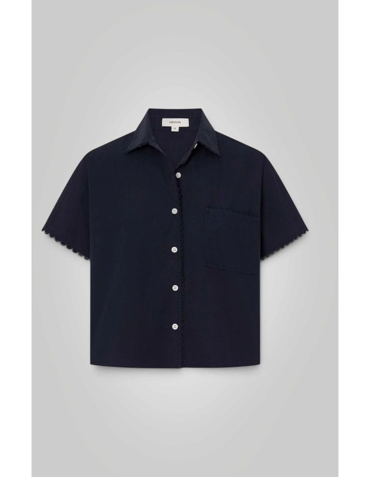Lace Trim Popover in North Sea image 6