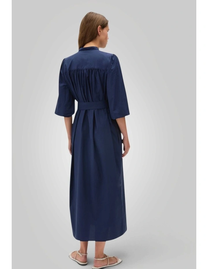 Cleo Poplin Dress in North Sea image 4
