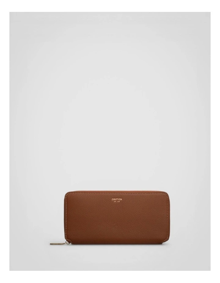 Margot Medium Zip Around Wallet in Whiskey image 1