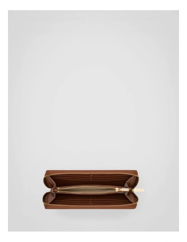 Margot Medium Zip Around Wallet in Whiskey image 3