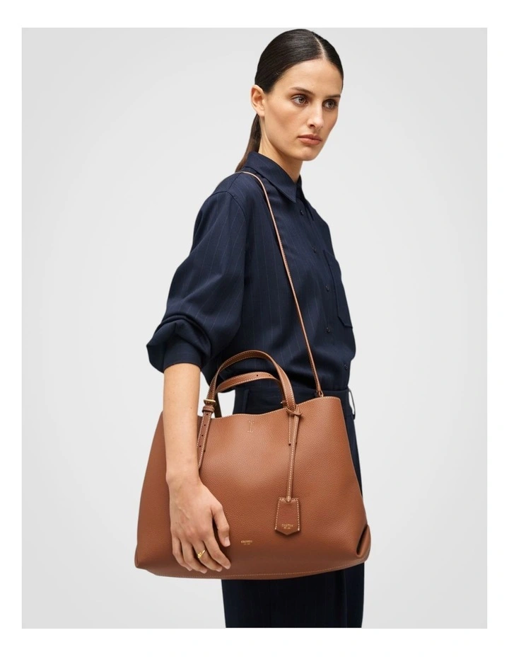 Margot Large Day Bag in Whiskey image 4