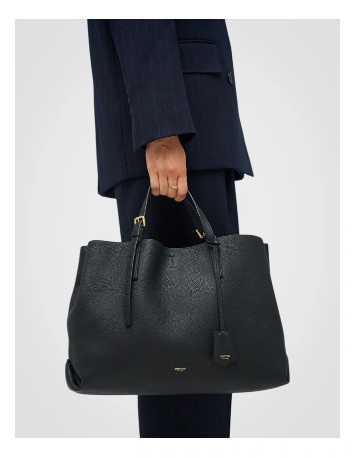 Margot Large Day Bag in Black image 4