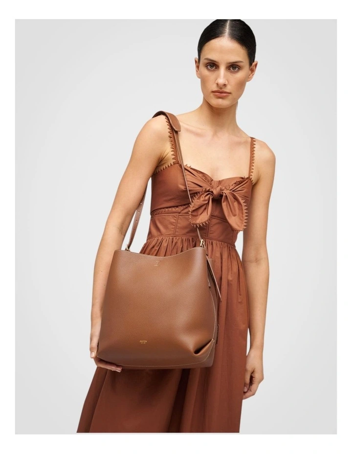 Margot Hobo Bag in Whiskey image 5