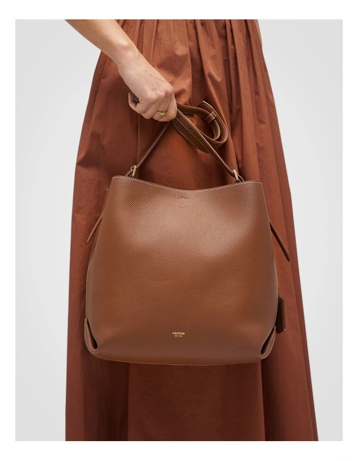 Margot Hobo Bag in Whiskey image 7