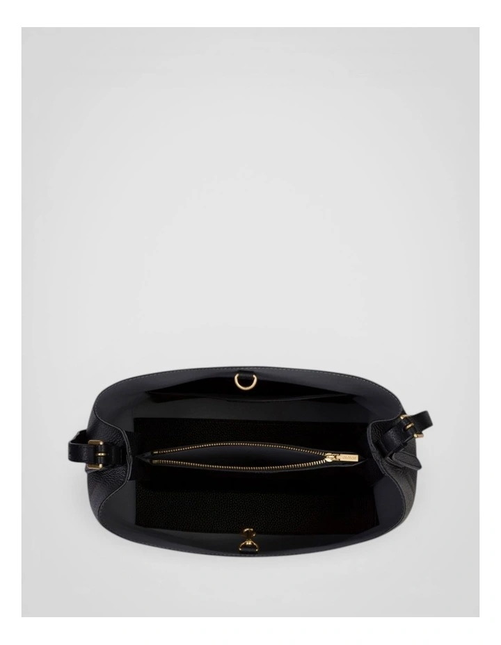 Margot Hobo Bag in Black image 3