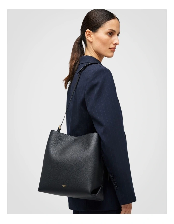 Margot Hobo Bag in Black image 4